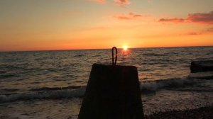 Закат в Сочи. Пляж Нижняя Беранда.