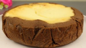 Шоколадный пирог с творожной начинкой. Без белого сахара!