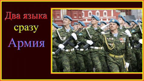 Два языка сразу!Армия#французскийязык#английскийязык#французскийдляначинающих#englishandfrenchtoget