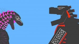 Годзилла 2024 vs меха Годзилла|часть 2