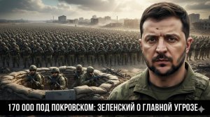 ⚠️ Россия стянула 170 тысяч солдат. Следующая цель — Покровск. Зеленский бьет тревогу