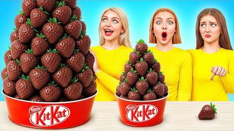 Большая, Средняя или Маленькая Тарелка Челлендж | Удивительные Кухонные Рецепты Candy DO смотреть онлайн