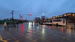 Утренний субботний час-пик в Кудрово. Ноябрь 2025.