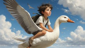 Глава 2. «Верхом на гусе»  —  «Чудесное путешествие Нильса с дикими гусями».