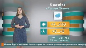 Погода в Старом Осколе 5 ноября
