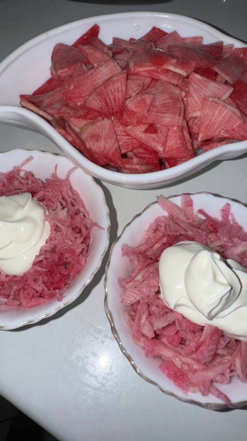 Красная редька.