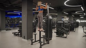 Тренажер E7009 Турник, брусья с противовесом