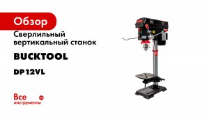 Сверлильный вертикальный станок Bucktool DP12VL
