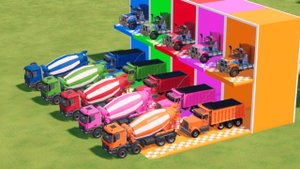 Машинки летают и прыгают! Развивающие мультики Машины помощники. Мультфильмы про машинки