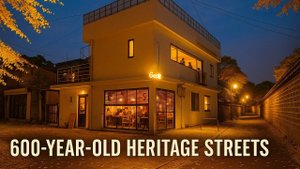 600-Year-Old Night Streets of SEOUL | Autumn Walking Tour Korea