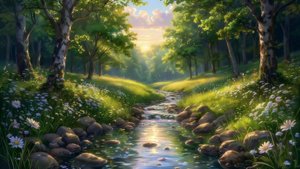 Лесной ручей: звуки природы для релаксации и сна | Успокаивающая музыка | Спокойная мелодия | Relax