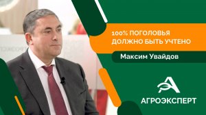 Максим Увайдов: 100% поголовья должно быть учтено