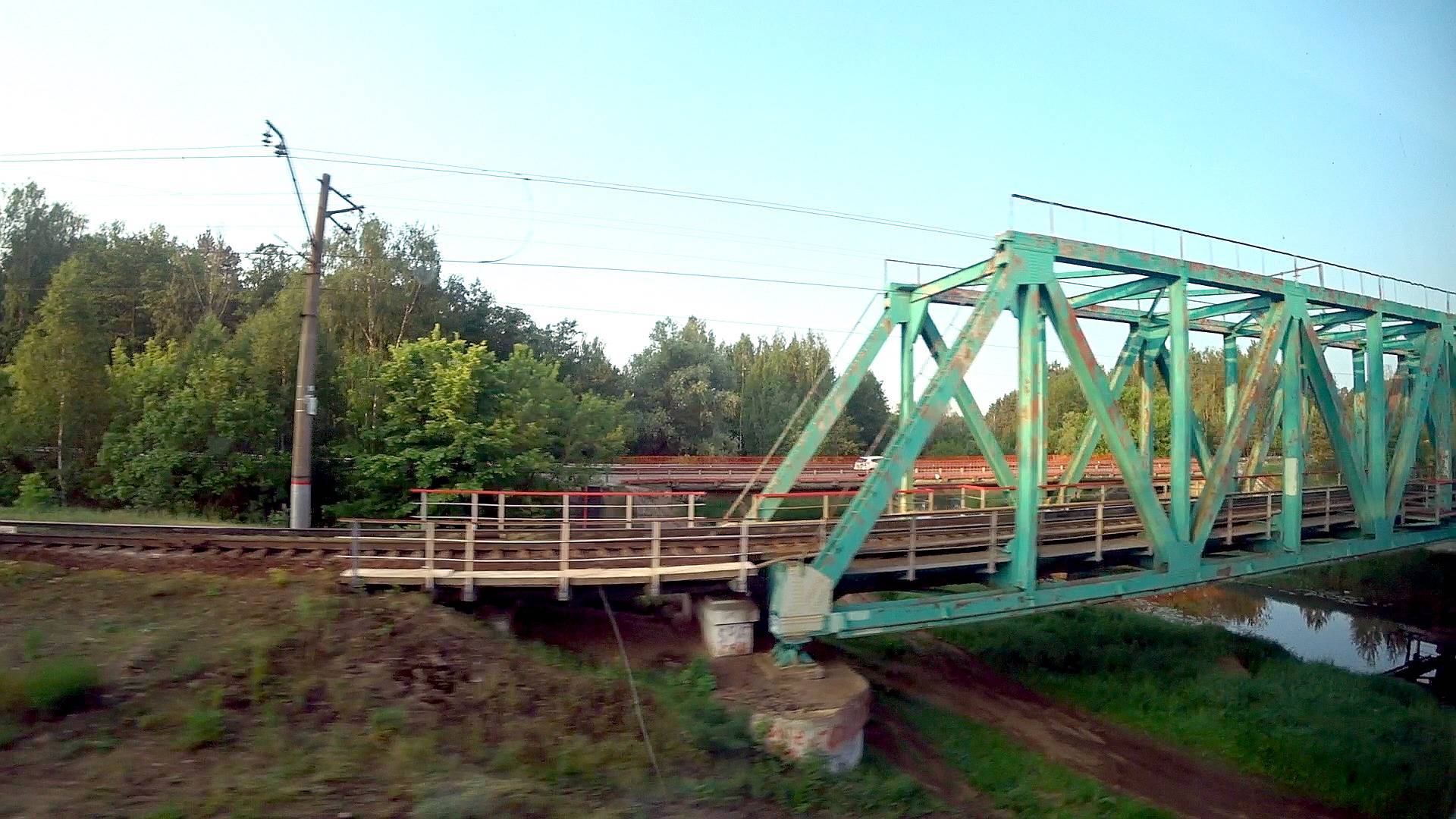 Из окна поезда: ПОДМОСКОВЬЕ - Казанское направление