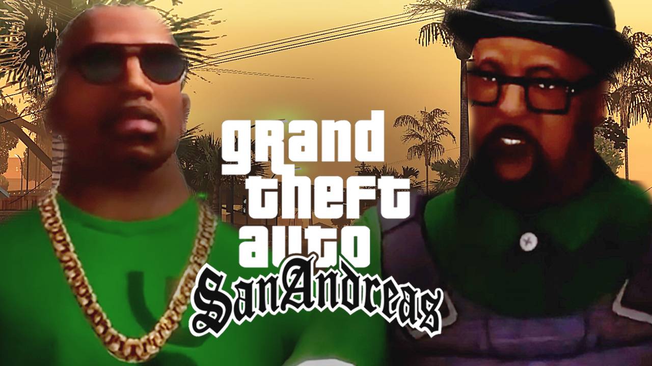 GTA: San Andreas: Весь сюжет: Гроув - Стрит великая банда! - нарезка стрим