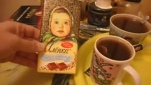 ОБЖОР НА МОЛОЧНЫЙ ШОКОЛАД ''АЛЁНКА'' ПОРИСТЫЙ, ЧАЙ ПРИНЦЕССА НУРИ  ВЫСОКОГОРНЫЙ