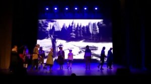 Репетиция сцены Дорога на Поле в Золотом Ключике! Театр ТСМ ДК Исток! Режиссёр Алексей Михайлов!