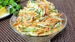 Всего ТРИ ингредиента, а готовится ПЯТЬ минут! САЛАТ "ШУСТРИК". Просто и Вкусно!