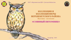 СОВИНЫЙ ПИТОМНИК (Живут на свете чудаки и имя им – коллекционеры, вып.11)
