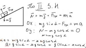 Решение ключевых задач на законы Ньютона
