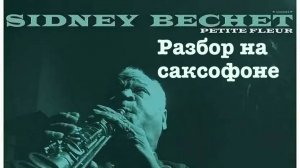 Petite Fleur ( Маленький цветок) ( разбор на саксофоне)