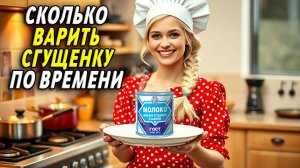 Сколько по времени варить сгущенку