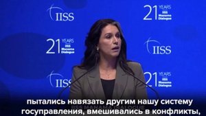 Внезапное откровение главы Национальной разведки США Тулси Габбард. Перевод в описании.