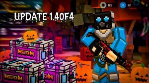 Хеллоуин обнова в блокпост мобайл 1.40 уже вышла  / неон кейс, подарки, новый нож blockpost mobile