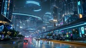 Future City 2400 - AI Film - AI Generated