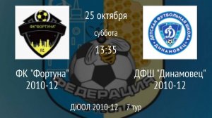ФК Фортуна 2010-12 vs ДФШ Динамовец 2010-12
