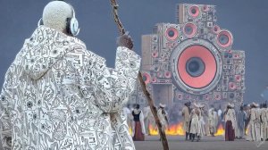 【AI Burning Man (Real Style)】 | AI Art Music Video