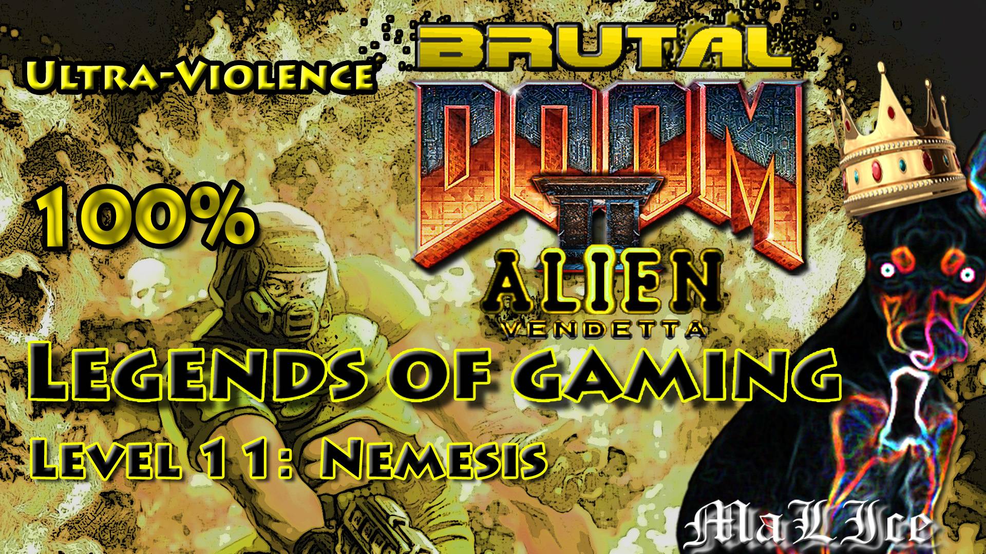 Brutal Doom Alien Vendetta - Level 11: Nemesis