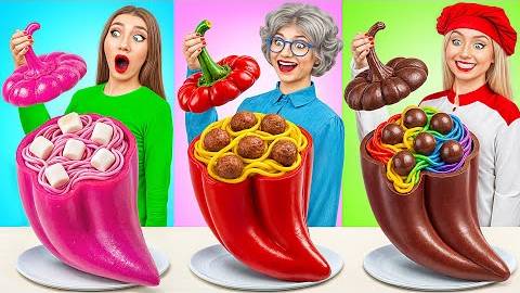 Кулинарный Челлендж | Я против Бабушки | Секреты и Гаджеты для Кухни от Candy DO смотреть онлайн