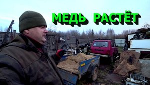 Цветмет растёт! Купил старое корыто! Потихоньку делаю гараж!