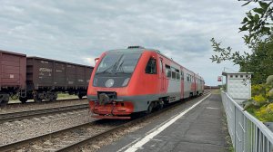 «С табличкой Брянск сзади!» Рельсовый автобус РА2-031 на ст.Остапово, 2025 год