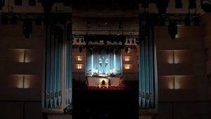 Паскаль Ребер за органом в Концертном Зале