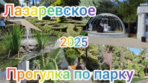 ЛАЗАРЕВСКОЕ ОТДЫХ БАРХАТНЫЙ СЕЗОН 2025 ПРОГУЛКА ПО ПАРКУ