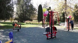 В хуторе Первомайском открыли новую площадку для игр и занятий спортом