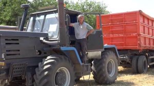 Уборка пшеницы в хозяйстве Аслана Зезарахова