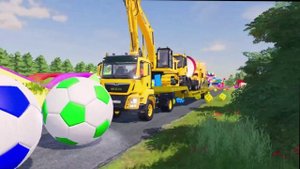 МУЛЬТИК ПРО ГРУЗОВИКИ. Смотрим, как автовозы перевозят машинки!