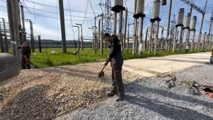 Асфальтирование территории подстанции