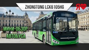 🚌 ОБЗОР городского дизельного автобуса большого класса ZhongTong 6105!