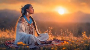 Закат в прерии - Музыка индейцев для сна и отдыха, фоновая музыка