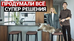 Обзор современной квартиры 100 м² с крутыми решениями и котами