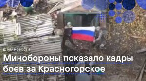 Минобороны показало кадры боев за Красногорское в Запорожской области