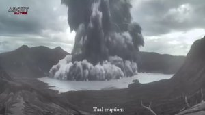 Извержение вулкана на Филиппинах.