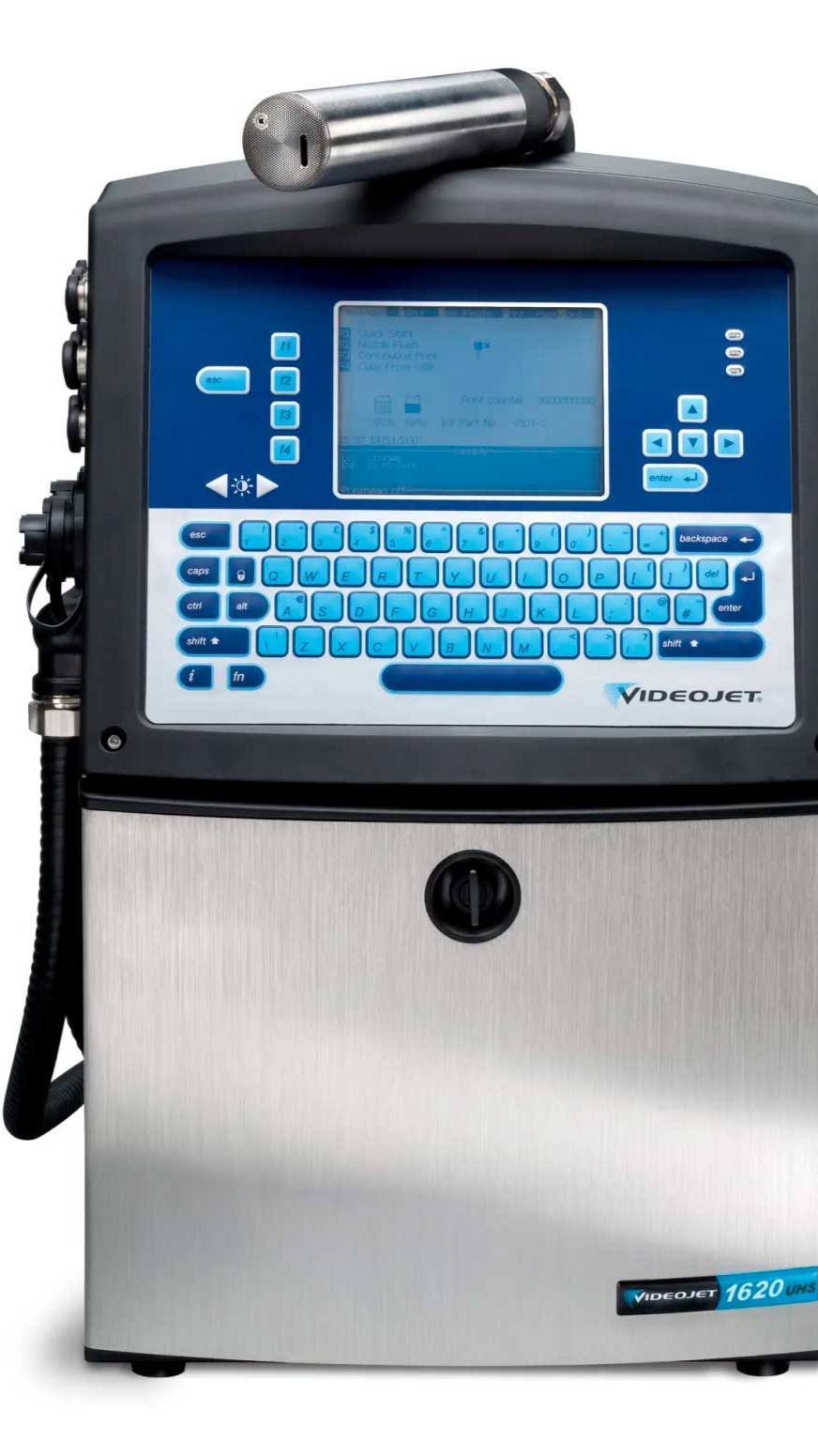 Селективный принтер маркировщик для яиц Videojet 1620 подключенный к сортировкщику ZENYER 111 60000