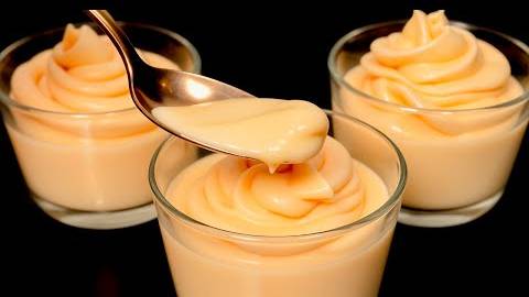 Апельсиновый десерт без духовки и муки