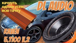 1 усилитель на всë! Raven 5.1100 V.2 от DL Audio