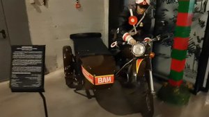 Советский тяжёлый мотоцикл повышенной проходимости М-61.