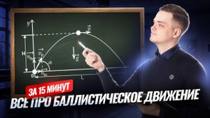 Баллистическое движение за 15 минут | Физика ЕГЭ | Умскул